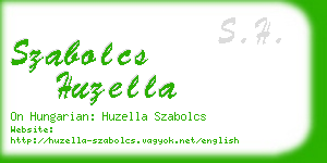 szabolcs huzella business card